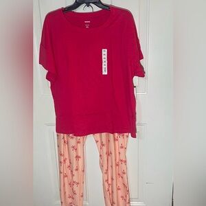 Sonoma New Two Piece Palm Tree Pajamas